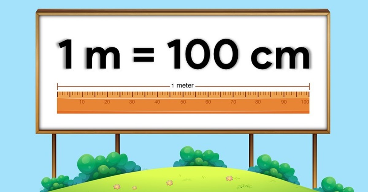 1m bằng bao nhiêu cm, mm, km, dm, inch, pixel? Đổi 1 m (mét)