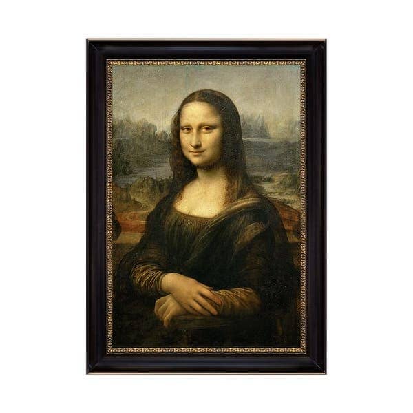 Bức tranh sơn dầu Mona Lisa được vẽ trên nền vải canvas