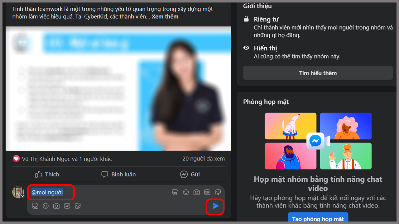 Cách tag tất cả thành viên trong group Facebook vào comment cực kỳ dễ